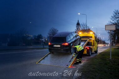 Autómentő Fót 0–24 – gyors és megbízható segítség éjjel-nappal